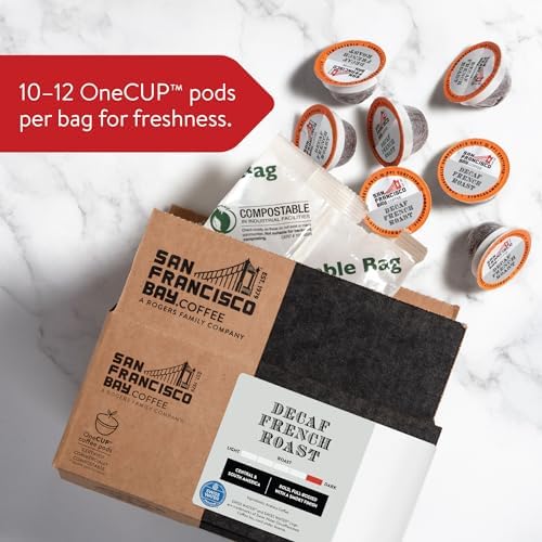 San Francisco Bay Compostable Coffee Pods - DECAF French Roast (36 Ct)