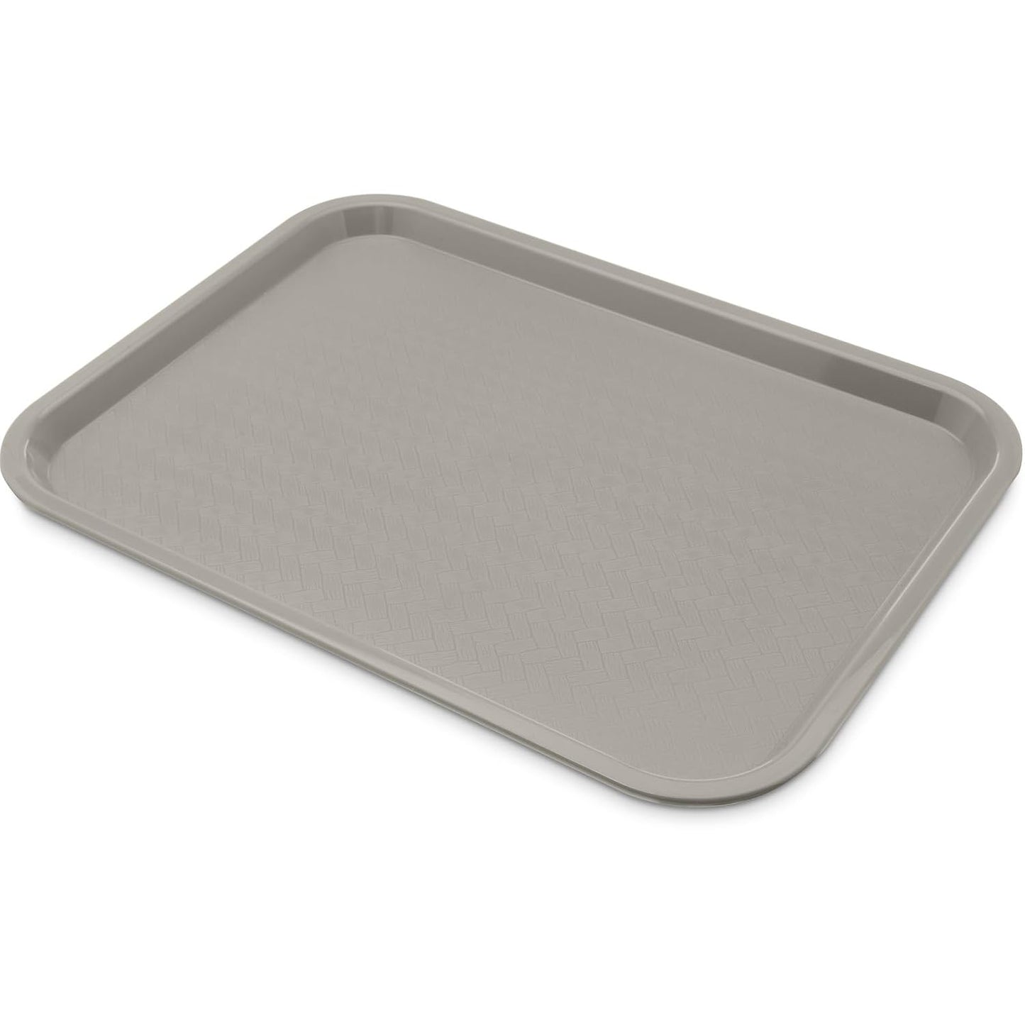 Carlisle FoodService Products CT121623 Café Standard Cafeteria / Fast Food Tray, 12" x 16", Gray