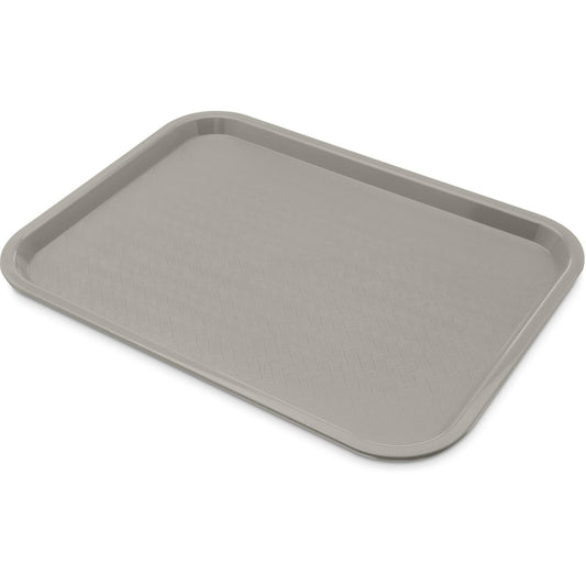 Carlisle FoodService Products CT121623 Café Standard Cafeteria / Fast Food Tray, 12" x 16", Gray