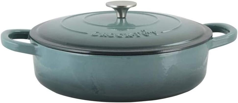 Crock-Pot Crock Pot Artisan Enameled Cast Iron Braiser W/Lid, 5 Quart,