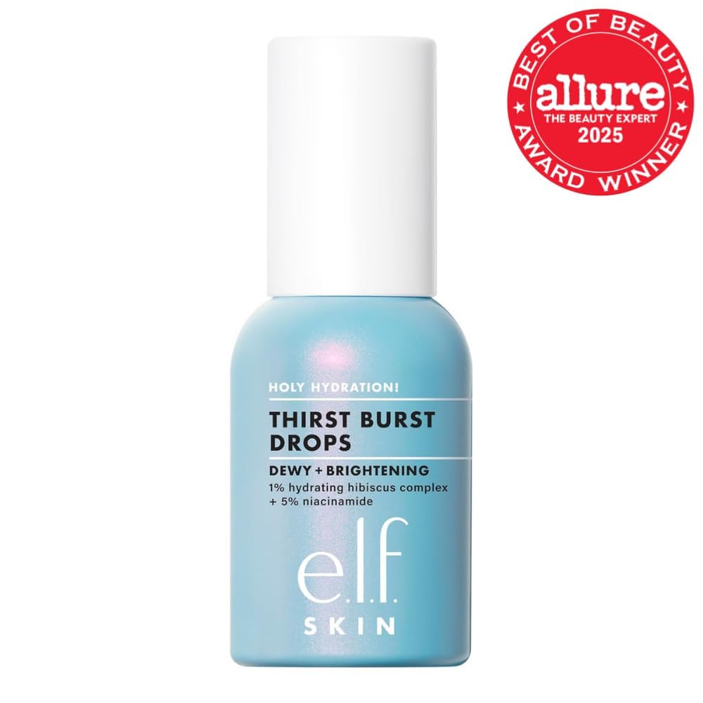 e.l.f. SKIN Holy Hydration! Thirst Burst Drops, Serum For A Radiant Co