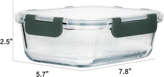 [8-Pack,30 oz]Glass Meal Prep Containers,Glass Food Storage Containers