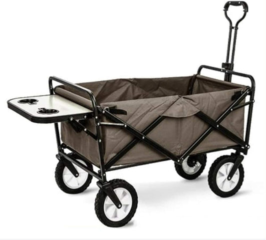 Foldable Garden Trolley Cart Wagon Truck 600D Waterproof Fabric Plasti