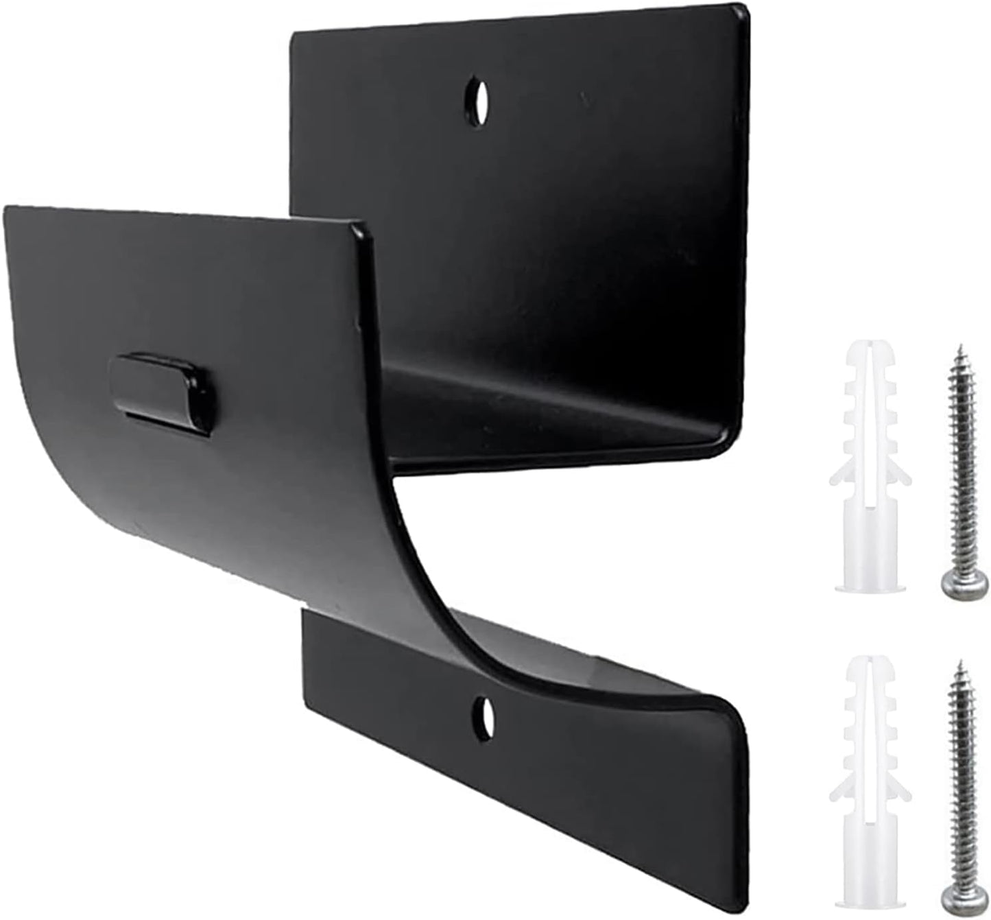 Changor Ladder Hook Hanger, Heavy Duty Wall Mount Garage Storage Organizer 50 lbs Capacity Metal Ladder Grabber for Hanging Ladder Wheelbarrow Chairs Garden Tools Shed Workshop Organization