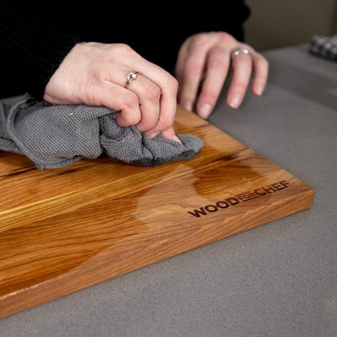 Cutting Board Food Grade Mineral Oil (8.5 oz) - Revitalize Cutting Board, Butcher Block, Countertops, Wood Utensils and Stainless Steel - Food Safe - Made in North America