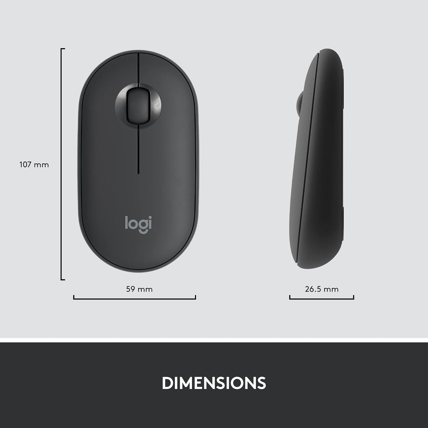 Logitech MK470 Slim Wireless Keyboard and Mouse Combo - Modern Compact