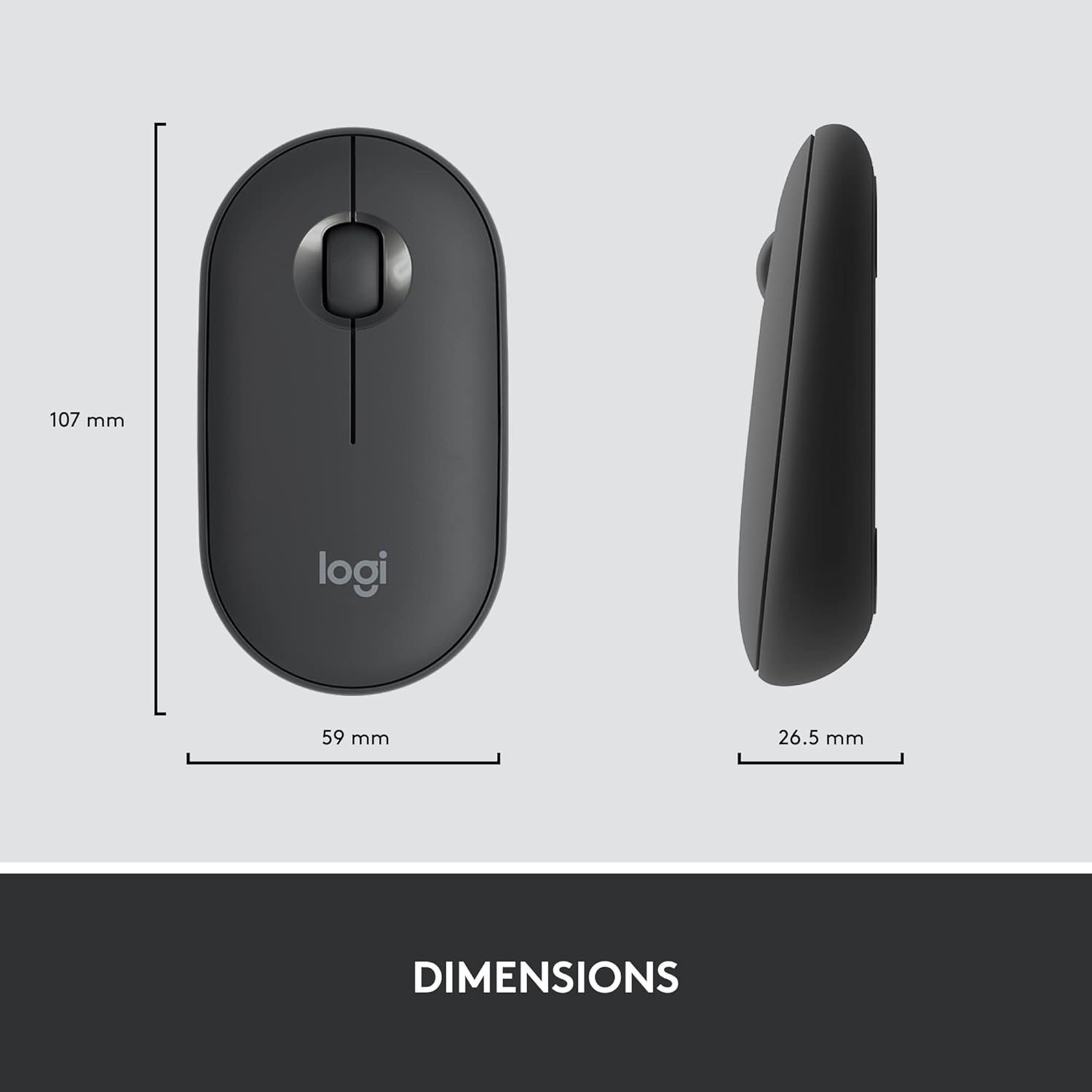 Logitech MK470 Slim Wireless Keyboard and Mouse Combo - Modern Compact