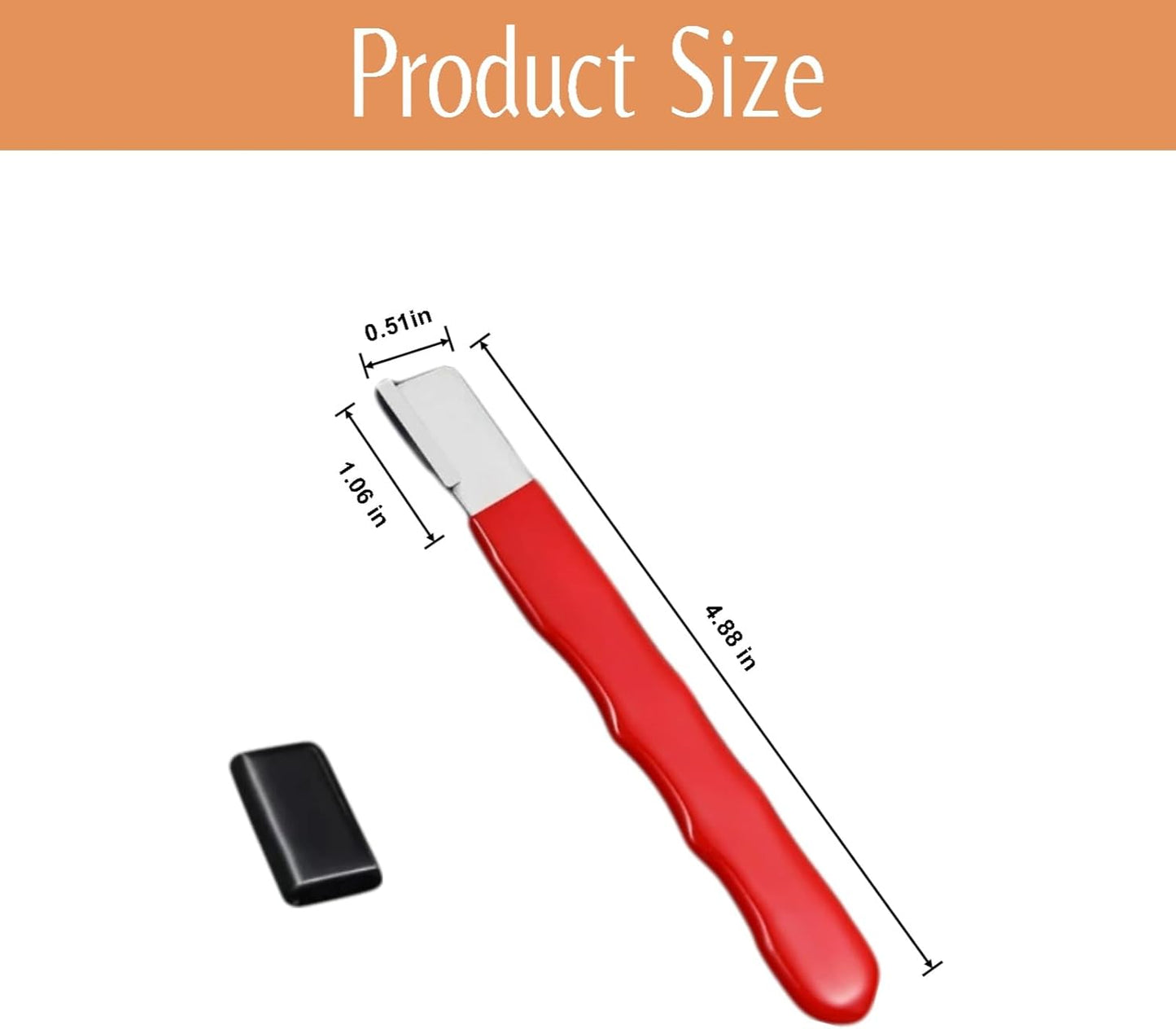Clipper Blade Sharpener, 6 Pack Garden Tool Sharpener for Hedge Shears, Scissors, Pruning Shears, Hatchets, Sickle - Portable & Durable(3 Red, 3 Black)