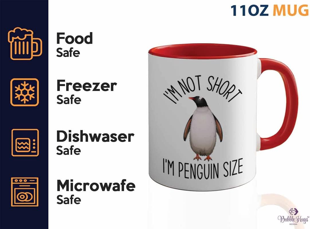 Bird Lover Two Tone Red Edition 11oz - Short Penguin Size - Hummingbir