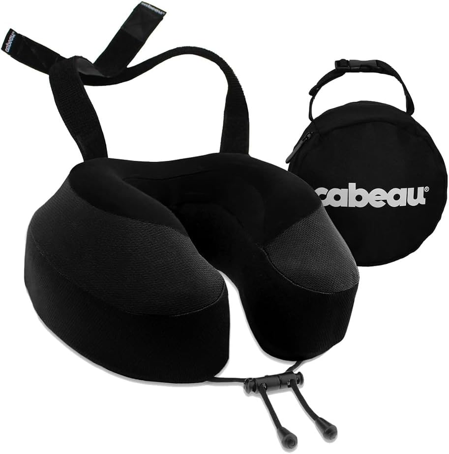 Cabeau Evolution S3 Airplane Travel Pillow for Long Flights - Supporti