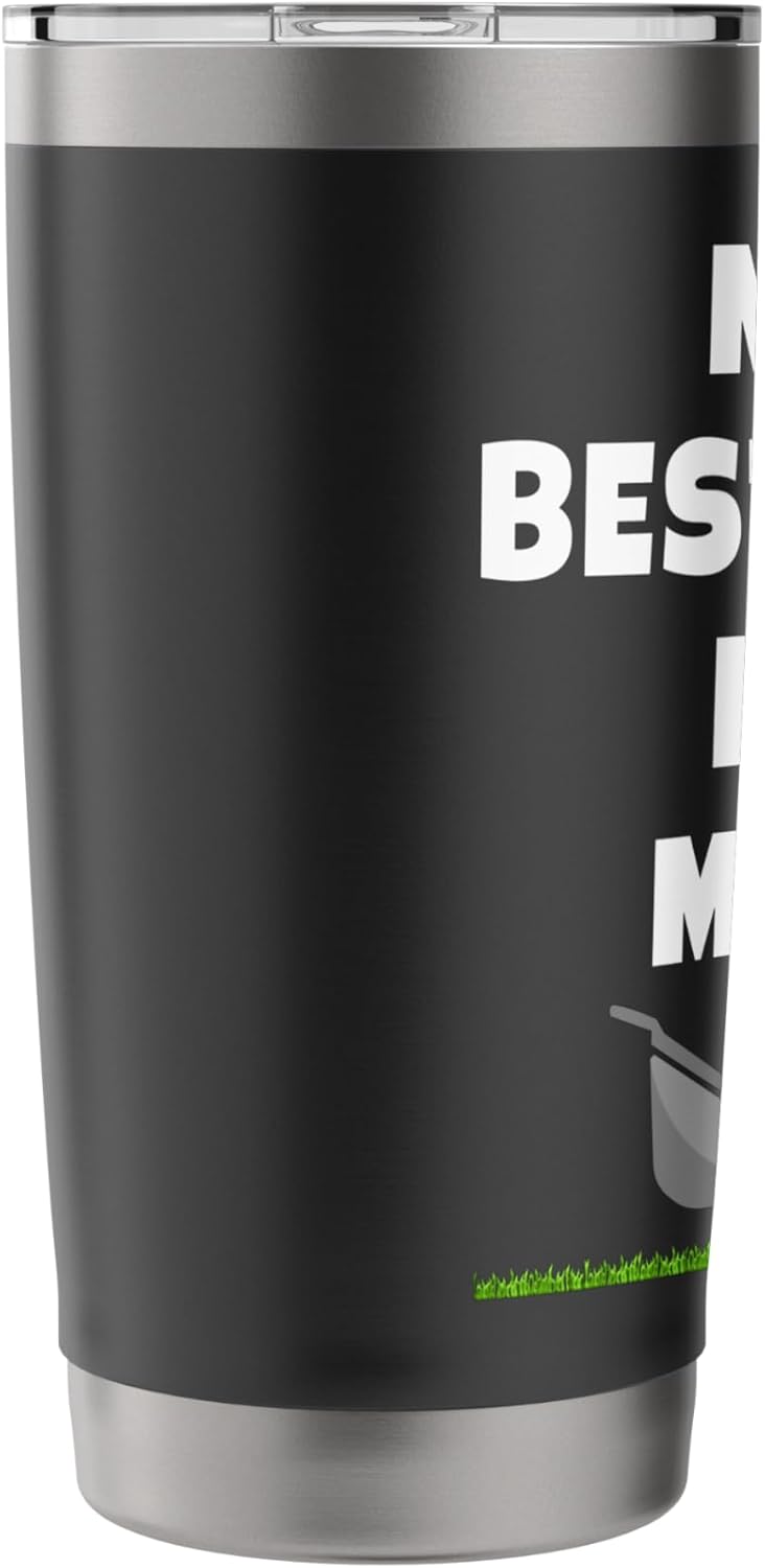 Funny Red Lawn Mower Lover Father's Day Lawn Care Dad Mowing Stainless Steel Insulated Tumbler