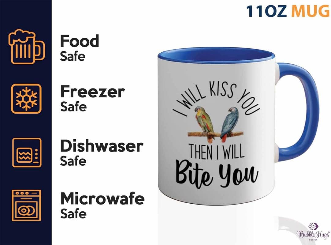 Bird Lover Two Tone Blue Edition 11oz - Kiss Then bite You - Hummingbi