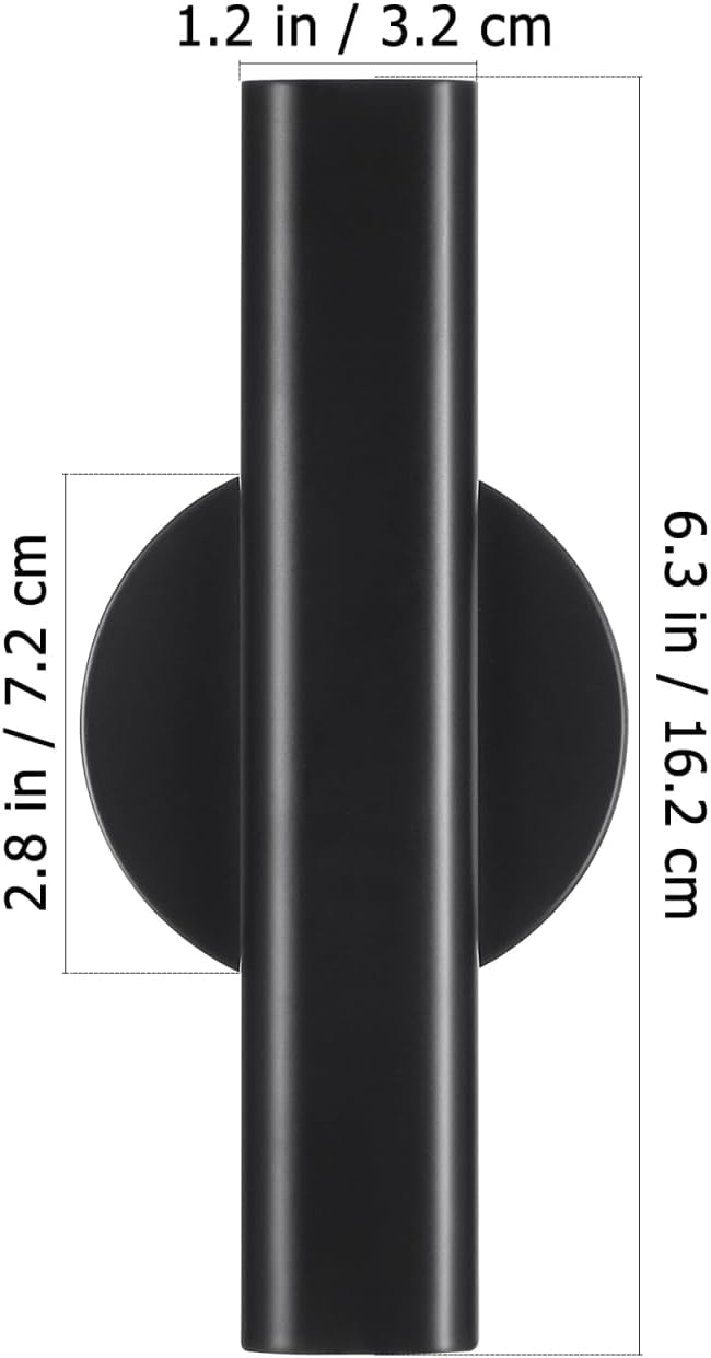 Nordic Wall Mounted Flower Pot - Creative Black Adhesive Flower Vase for Home, Office & Hotel Decor - Small Size, Easy Installation, Versatile for Fresh & Artificial Plants, Stylish & Damage-F