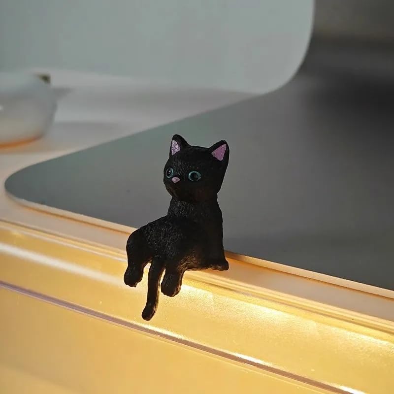 Cute Cat Car Dashboard Accessories, Fun Car Rearview Mirror Decoration