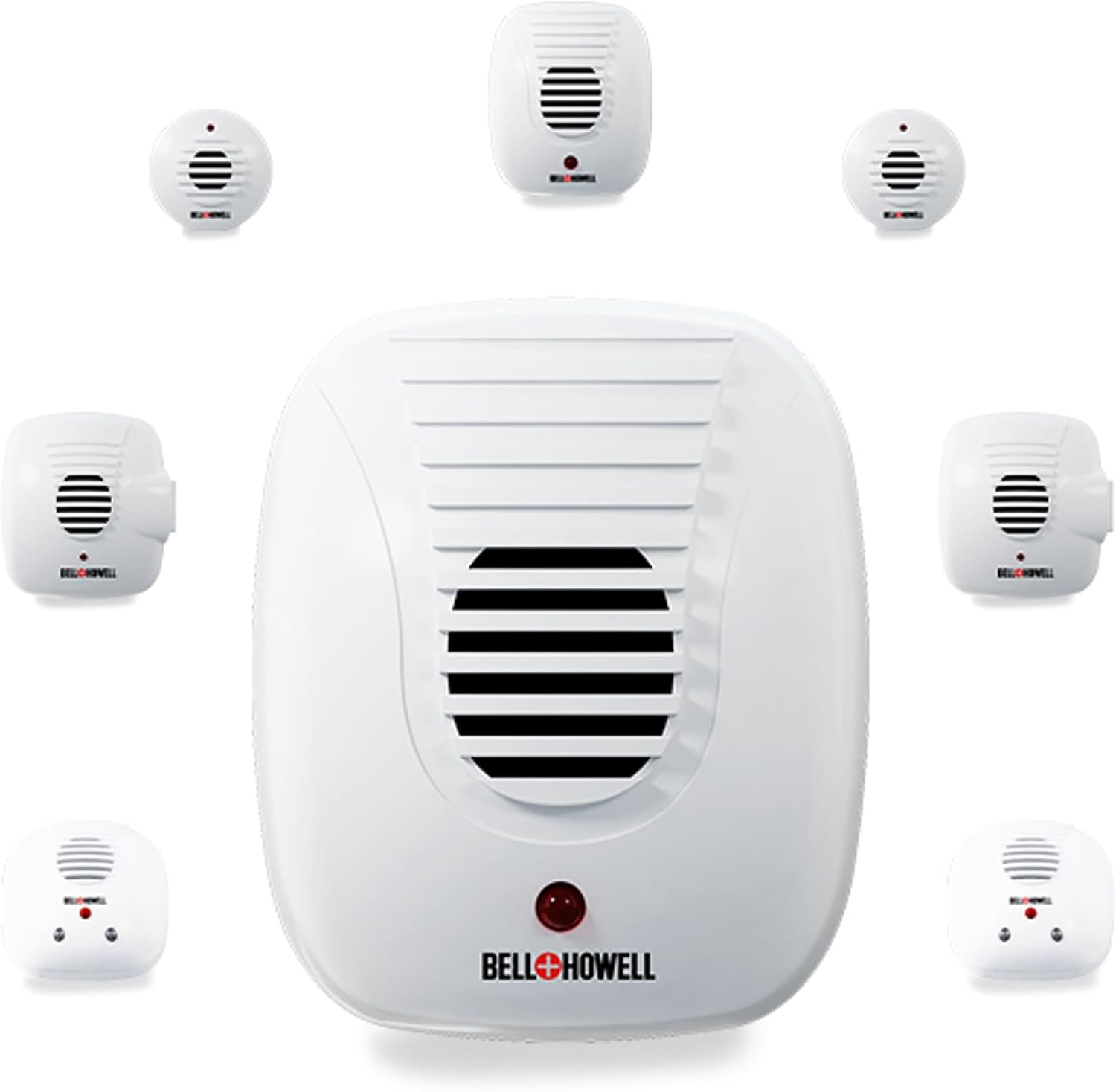 Bell+Howell Ultrasonic Pest Repeller Plug in Device Assorted 8 Pack, E
