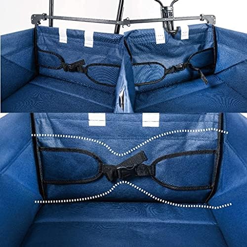 Portable Camping Cart,Outdoor Folding Utility Wagon Offroad Folding Trolley Garden Transport Handcart for All Surfaces Load-Bearing 85kg/187lbs