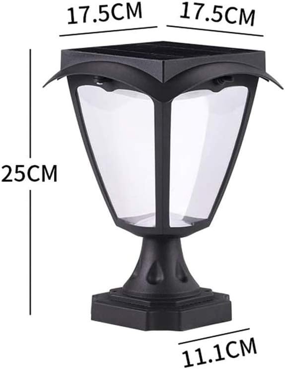 Waterproof IP55 LED Lawn Light Wall Lamps Garden Lighting Post Lights Gate Solar Energy Pillar Lamp Villa Aluminum Parks Courtyard Landscape Column Stadium
