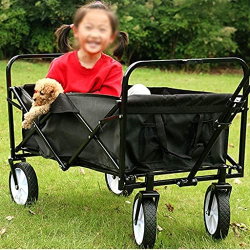Portable Camping Cart,Outdoor Folding Utility Wagon Portable Camping C