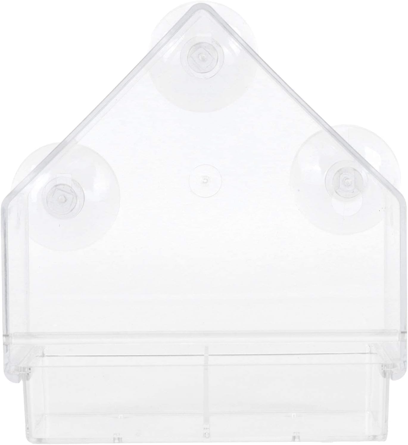 Window Bird Feeder, Transparent Bird Feeding Tool with Suction Cups fo