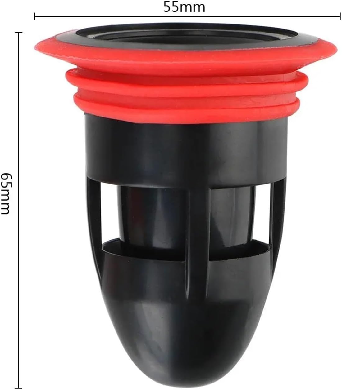 Deodorant Drain Core Toilet Bathroom Floor Drainer Inner Core Sewer Pest Control Silicone Anti-Odor Artifact Water Seal(Black)