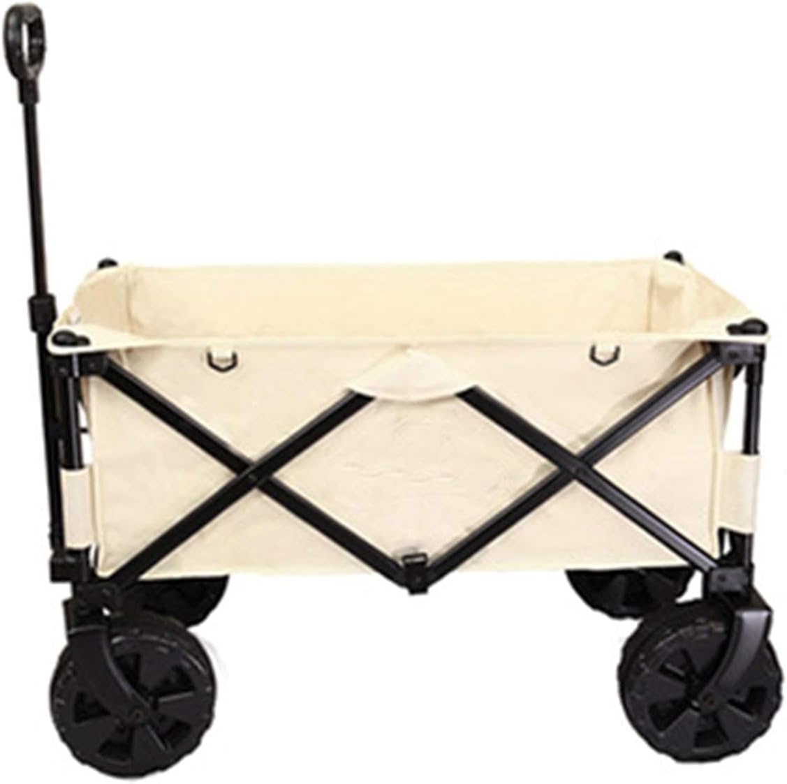 Garden Cart Outdoor Camping Small Cart Four-Wheeled Trolley Folding Po