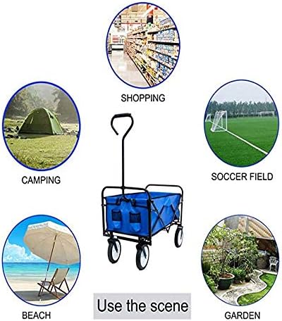 Portable Camping Cart,Folding Garden Cart,Camping Wagon Shopping Troll