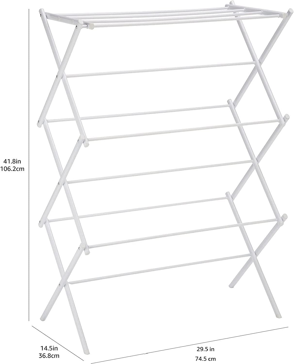 Amazon Basics Foldable Portable Clothes Drying Rack for Indoor Air Dry