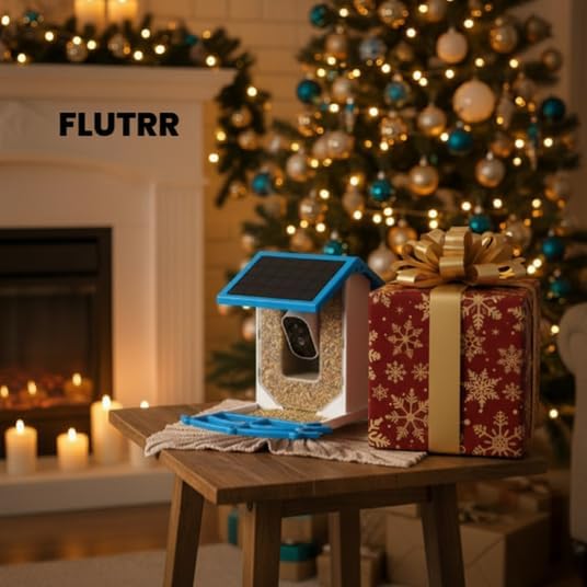 Smart Bird Feeder with Camera | HD Solar Powered Bird Feeder with Camera | Night Vision Camera with Motion Detection | WiFi Bird Cam is Perfect for Bird Lovers |