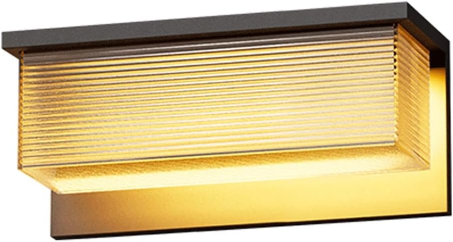 Solar Outdoor Wall Sconce, Modern Stainless Steel Wall Lamp with PC Shade, Waterproof Solar Powered Exterior Mounted Fixture, Wireless LED Wall Light for Porch, Patio, Villa, Pool, Garden