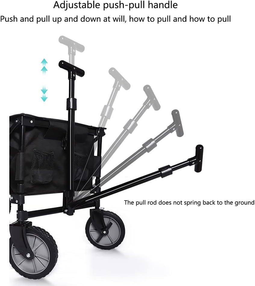 Foldiutility Wagon Cart,Foldioutdoor Utility Wagon Withiversal Wheels,