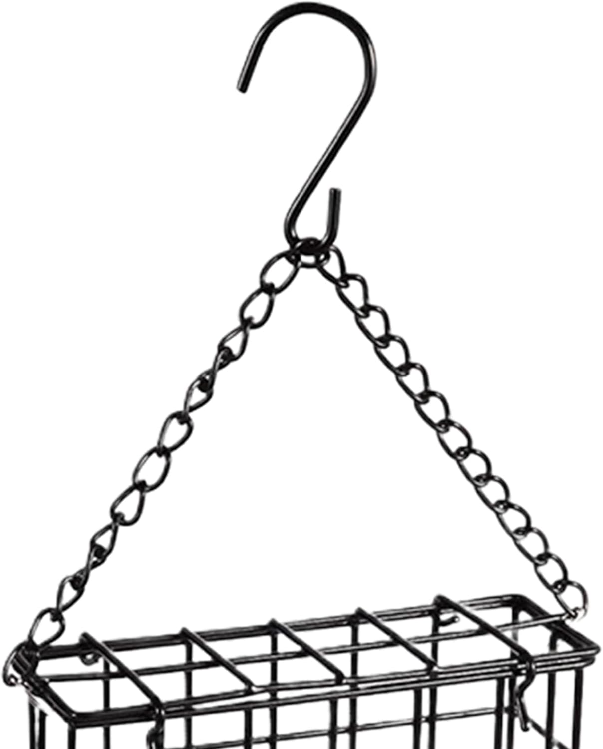 Wire Mesh Bird Feeder, Suet Cage Dispenser, Hangable Feeders with Sturdy Design, Outdoor Feeding Accessory, Patio Garden Feeder with Practical Style, Backyard Tool for Lawn Balcony