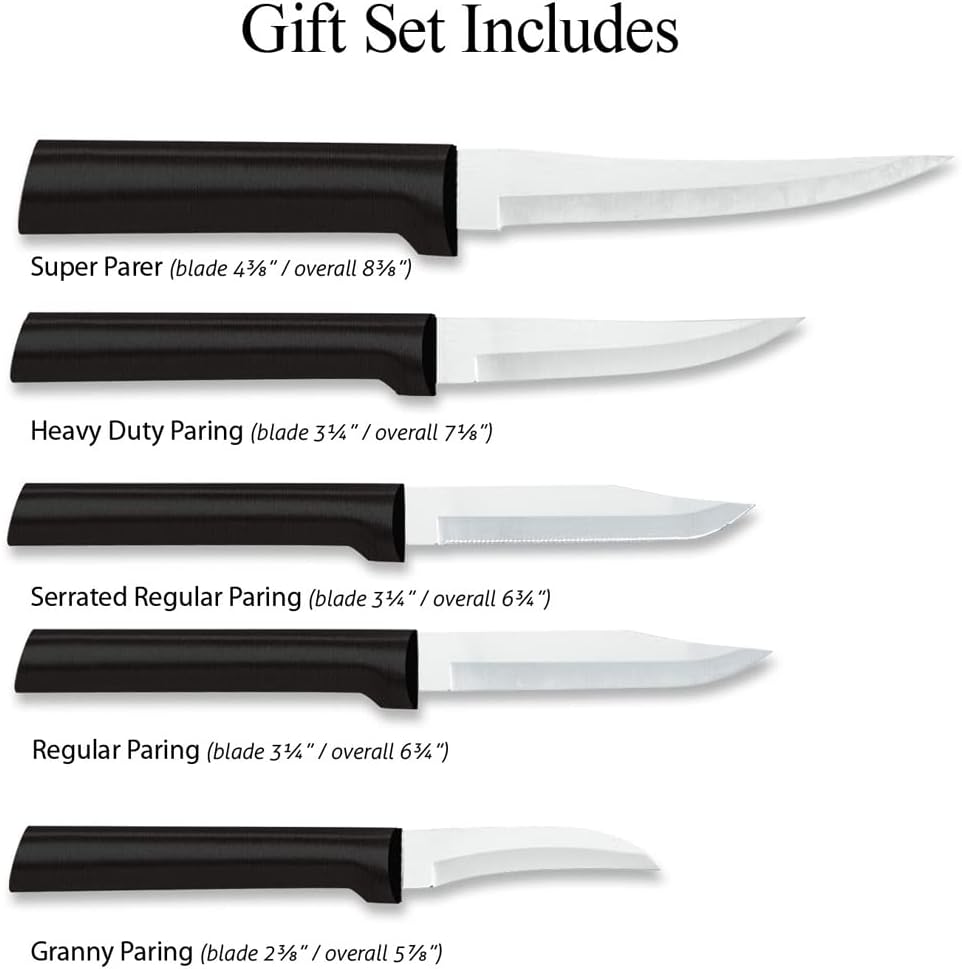 Rada Cutlery All-Star Paring Gift Set (G252), 6-Piece Knife Set, Stain