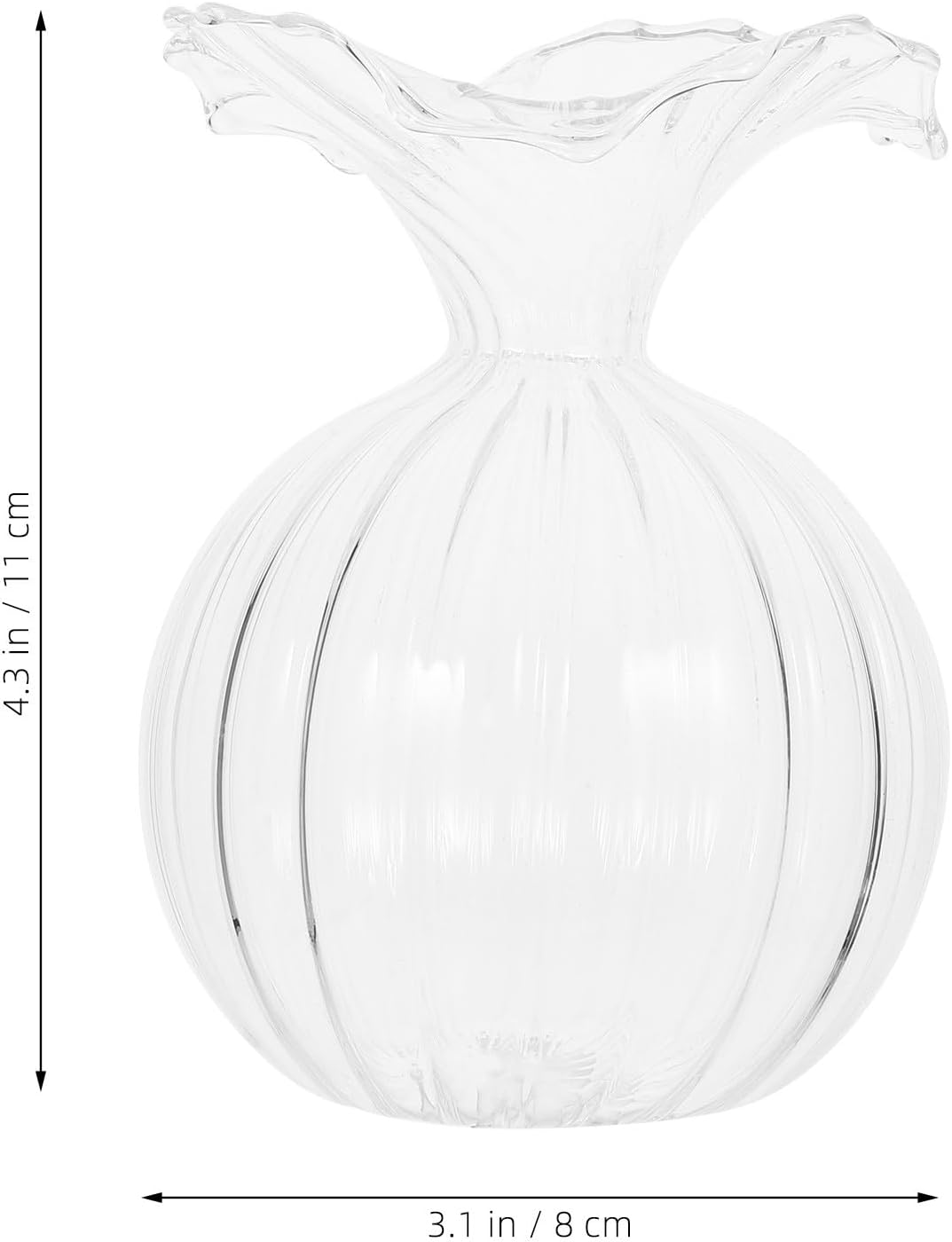 Glass Hydroponic Vase Small Glass Planter Pot for Succulent Flowers Wedding Floral Centerpiece Home Decor