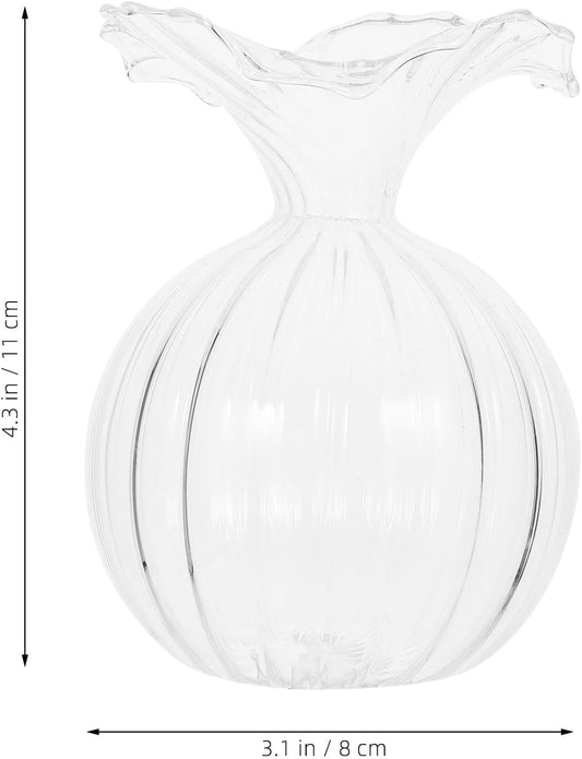 Glass Hydroponic Vase Small Glass Planter Pot for Succulent Flowers Wedding Floral Centerpiece Home Decor