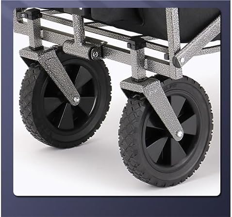 Collapsible Wagon Cart with Wheels Foldable Folding Wagons Carts Silen