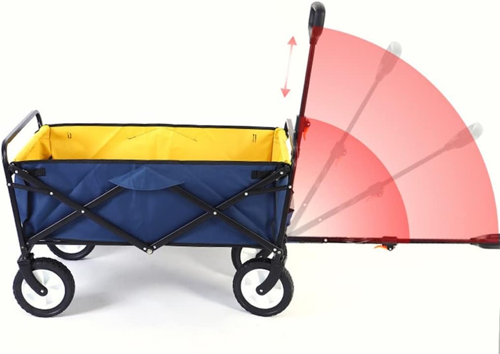 HBJWOV Folding Trolley Garden Supplies Outdoor Garden Carts Camping Fo