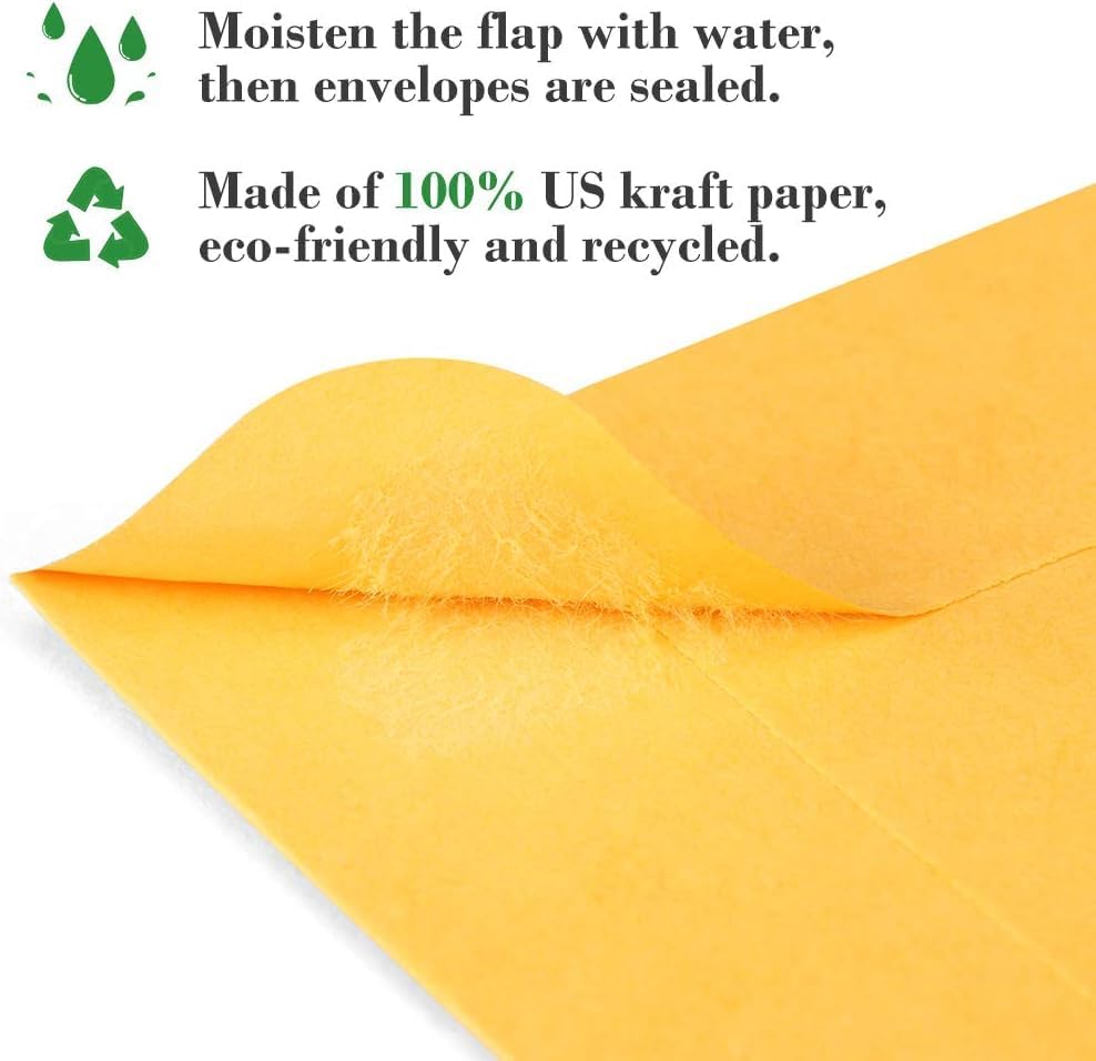 ValBox #5 Coin Envelopes 3.125x5.5 Seed Envelope with Gummed Flap for 