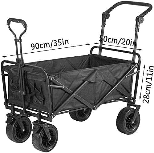 Portable Camping Cart,Outdoor Folding Utility Wagon l Portable Transpo