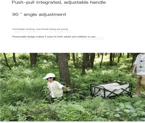 Portable Camping Cart,Portable Beach Camping Trolley Cart with Foldabl