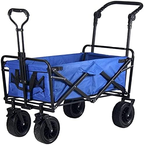 Portable Camping Cart,Outdoor Folding Utility Wagon Foldable Handcart 