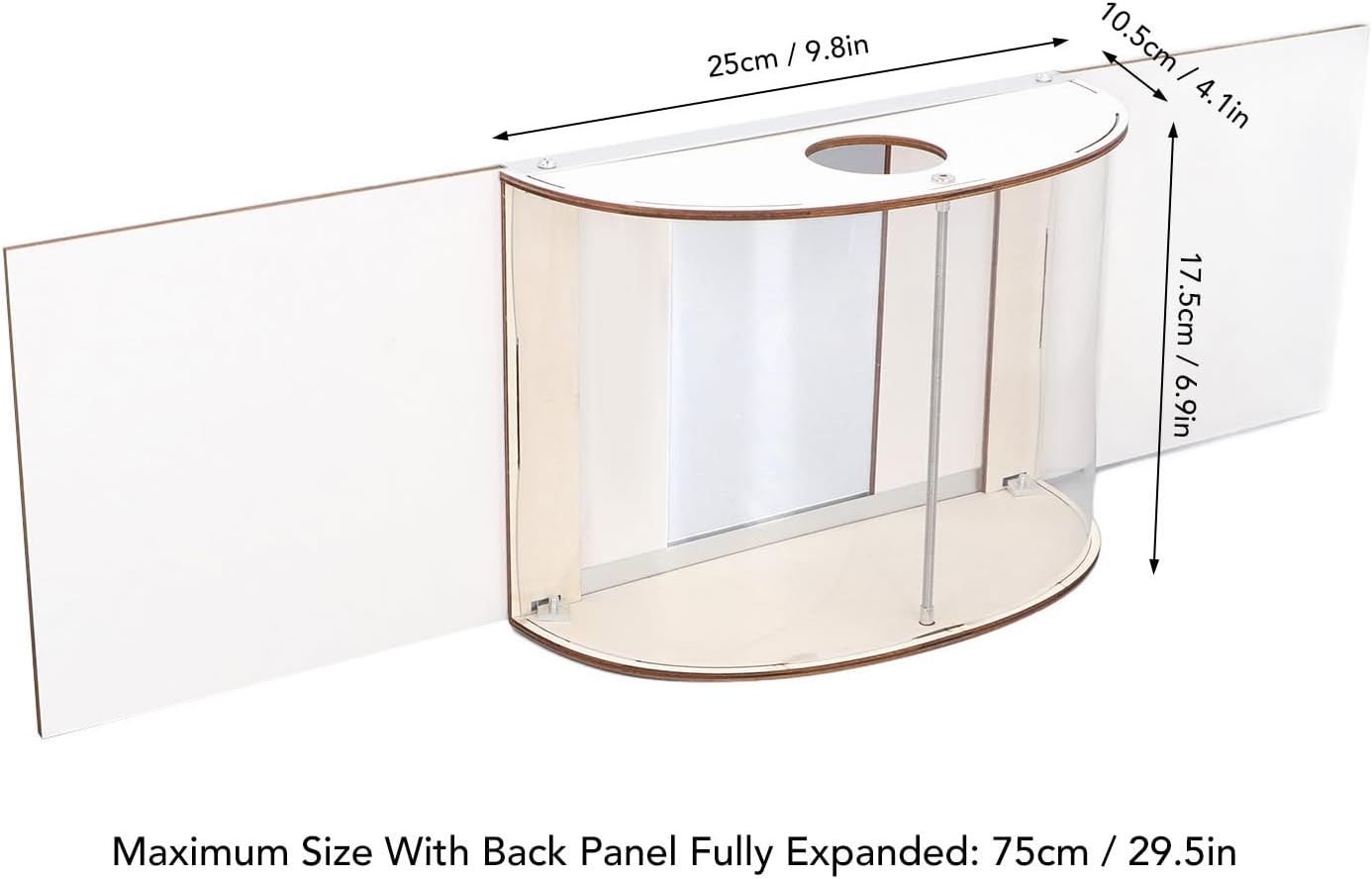 Window Bird Feeder Inside House Rain Proof Adjustable Inlet Stable 180