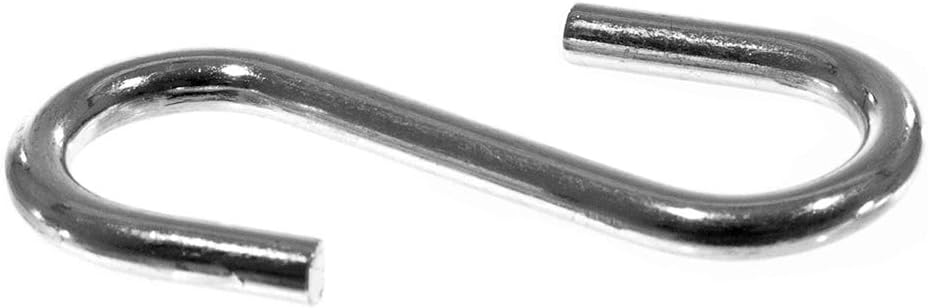 1/8 Inch S Hooks – 1/8 Inch Thick Metal and 1 ¾ Inch Long Hanging Tool