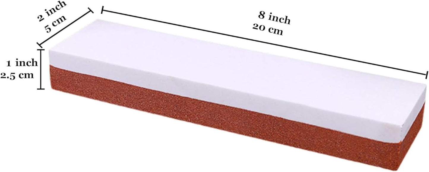 Whetstone Kitchen Knife Sharpening Stone, 8-Inches, Hatchet, Knife, an