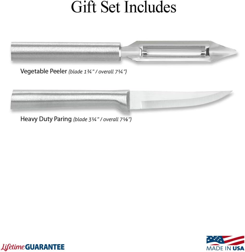 Rada Cutlery Pare & Peel Gift Set (S46), 2-Piece Knife Set, Stainless 