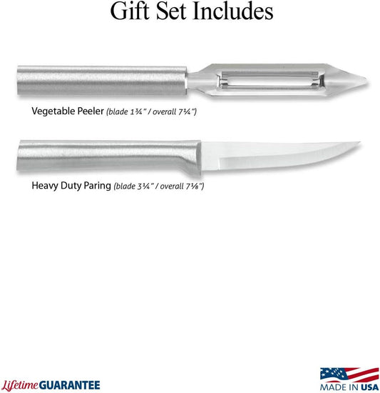 Rada Cutlery Pare & Peel Gift Set (S46), 2-Piece Knife Set, Stainless 