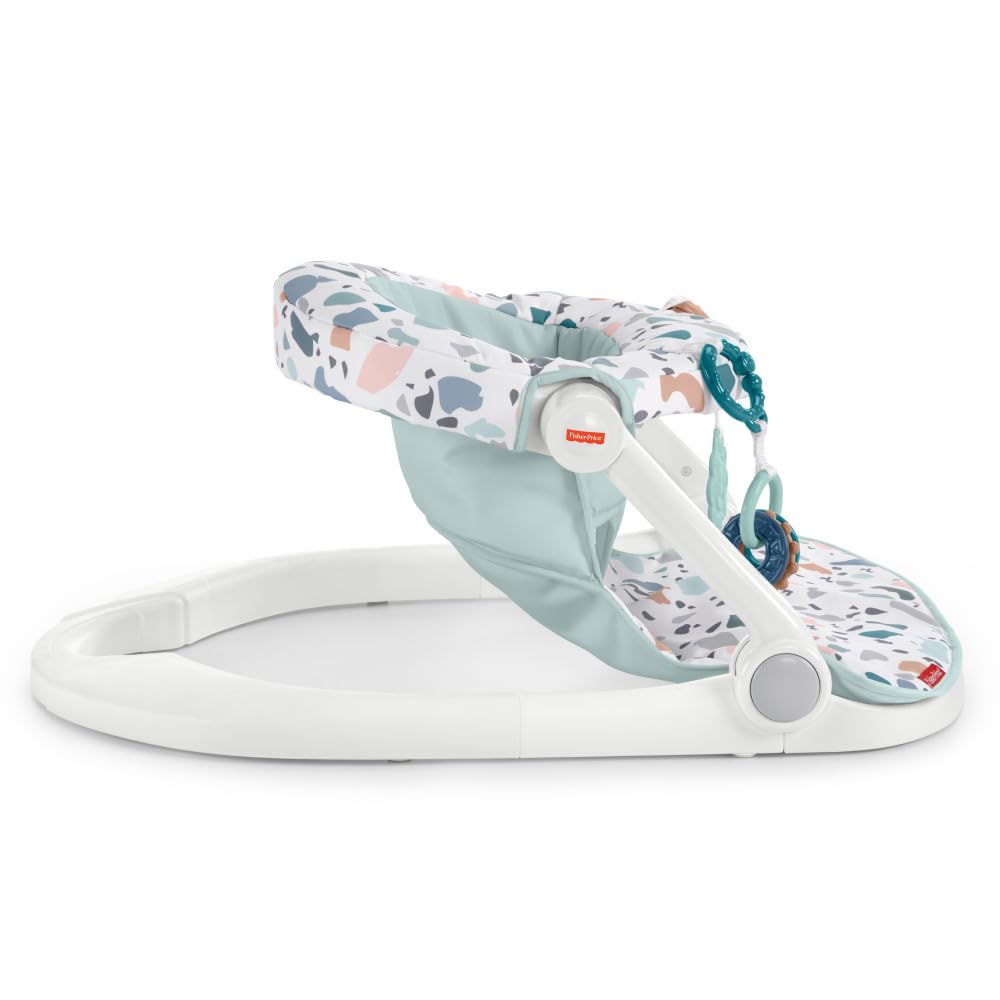 Fisher-Price Portable Baby Chair Sit-Me-Up Floor Seat With Development