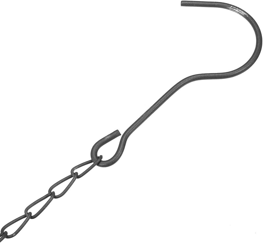 SGerste Iron Ring Wire Wreath Frame Succulent Flower Pot Metal Hanging Planter Holder