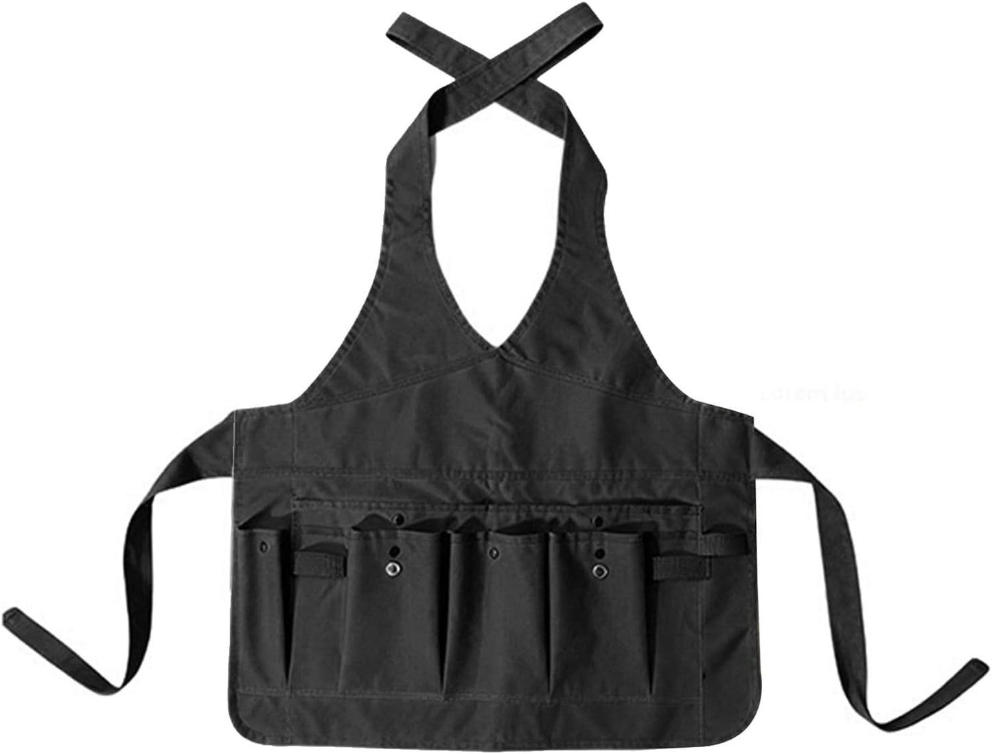 Ergonomic Gardening Work Apron Heavy Duty Multiple Pockets Adjustable 