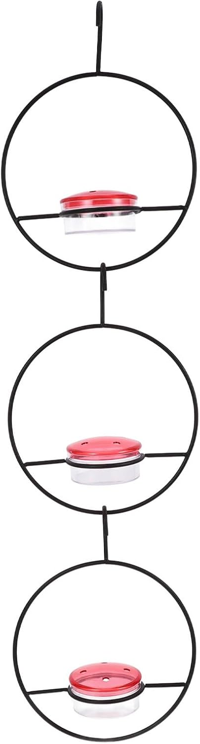 Milisten 3pcs Modern Hummingbird Feeder Durable Outdoor Bird Feeding Tool Hanging Design for Easy Installation for Attracting Hummingbirds to Your Garden