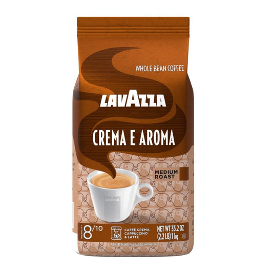 Lavazza Crema E Aroma Whole Bean Coffee Blend, 2.2-Pound Bag , Balance
